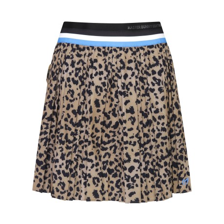 여성 탈착 파우치 레오파드 큐롯 스커트