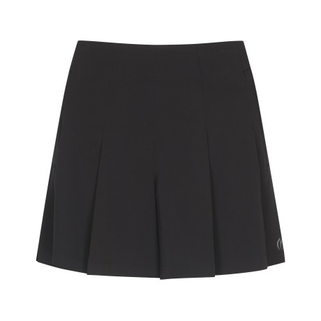 여성 백 밴딩 플리츠 큐롯 팬츠