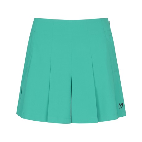 여성 백 밴딩 플리츠 큐롯 팬츠