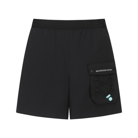 여성 스트링 포켓 밴딩 하프팬츠