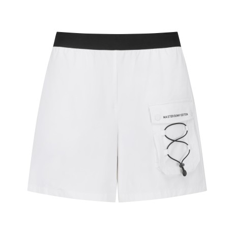 여성 스트링 포켓 밴딩 하프팬츠