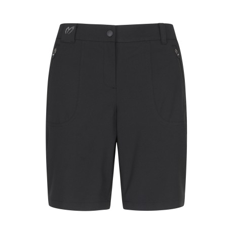 여성 지퍼 포켓 백 로고 하프 팬츠