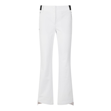 여성 펀칭 라인 언밸런스 헴 밴딩 팬츠