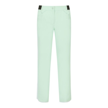 여성 로고 펀칭 컬러 라인 밴딩 팬츠