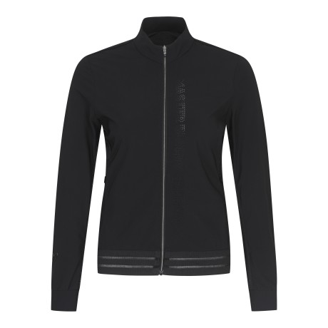 여성 펀칭 로고 집업 점퍼