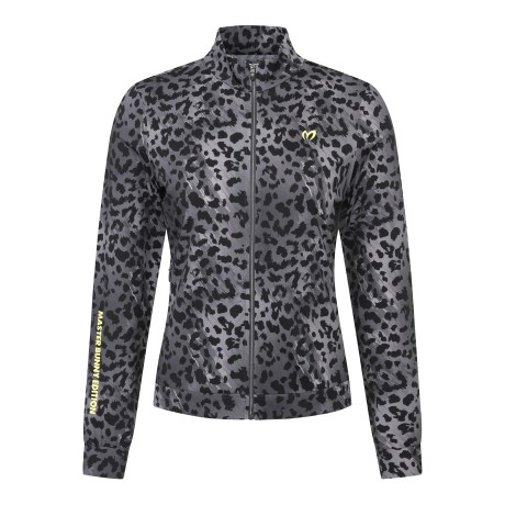 여성 레오파드 냉감 집업 티셔츠