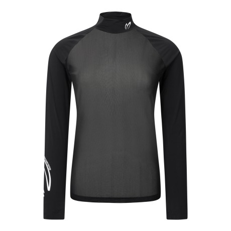 여성 냉감 소매 메쉬 긴팔 티셔츠