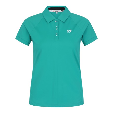 여성 후면 펀칭 칼라 반팔 티셔츠