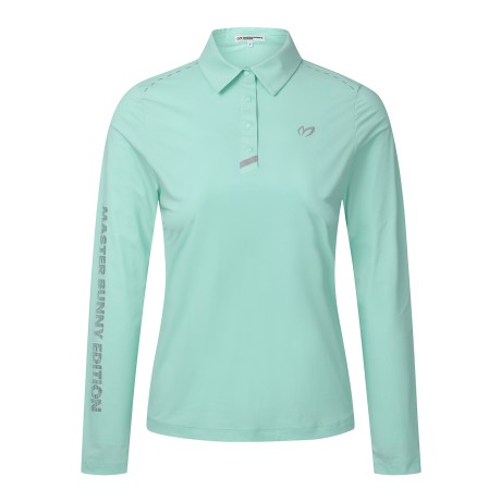 여성 스트랩 카라 골지 티셔츠