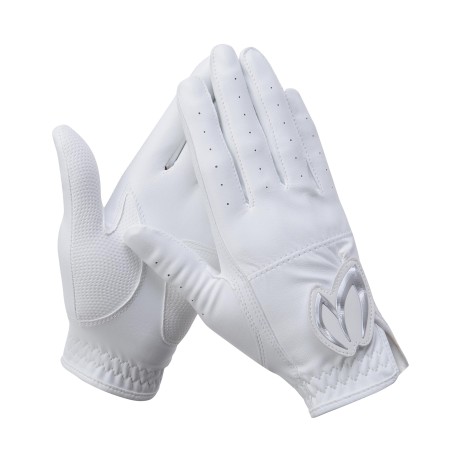 여성 빅 로고 양손 장갑