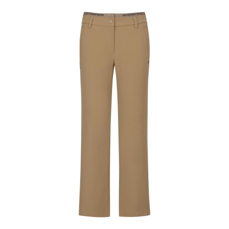 여성 백 밴딩 세미 부츠컷 팬츠