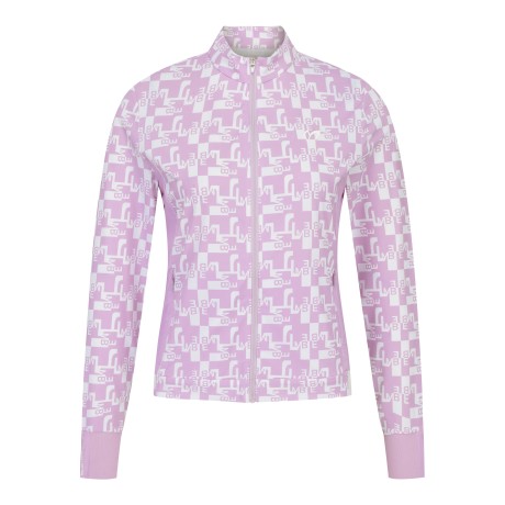 여성 밴딩 패턴 쿨링 집업