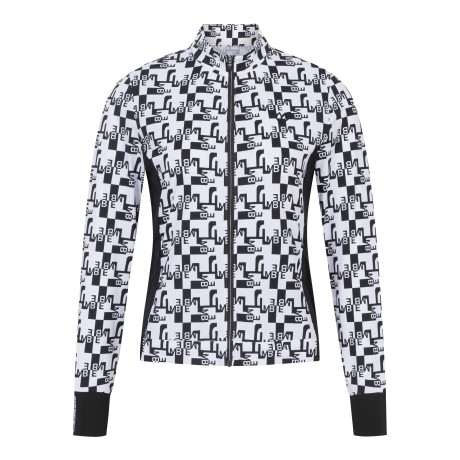 여성 밴딩 패턴 쿨링 집업