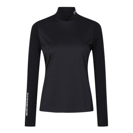 여성 솔리드 우븐 믹스 모크넥 스킨가드