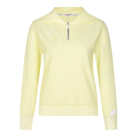 여성 하프 집업 세일러 티셔츠