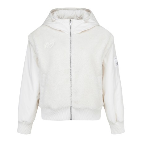 [기간한정 가격인하]여성 소매 탈착 덤블 믹스 구스 다운 점퍼