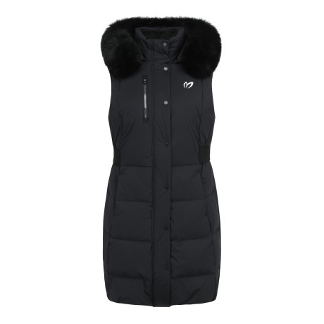 [기간한정 가격인하]여성 폭스 퍼 후드 헤비 다운 롱 베스트