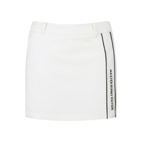 여성 사이드 로고 H라인 큐롯 스커트