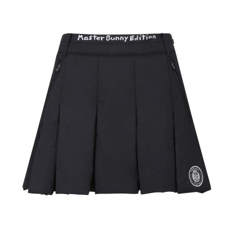 여성 미니멀 플리츠 패딩 큐롯 스커트