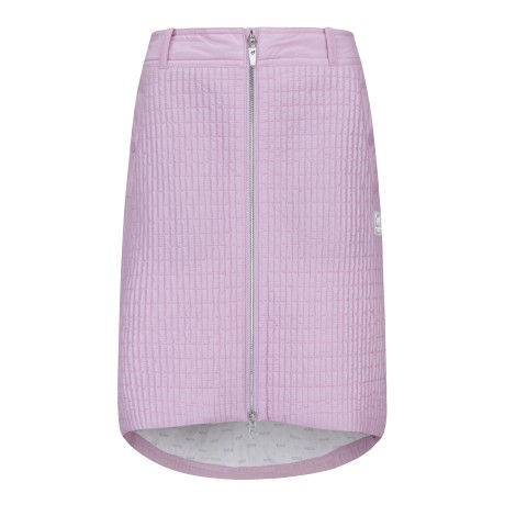 여성 퀼팅 집업 언발 방풍 미디 스커트