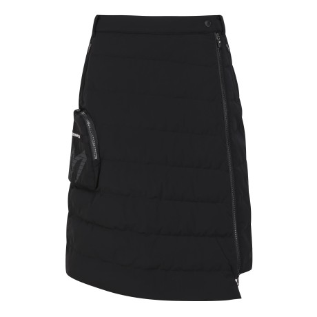 여성 지퍼 구스 다운 방풍 롱 스커트