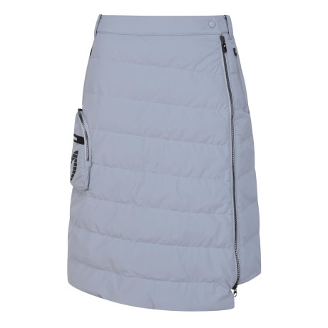 여성 지퍼 구스 다운 방풍 롱 스커트