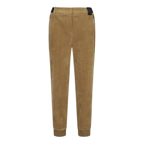 여성 사이드 밴딩 코듀로이 조거 팬츠