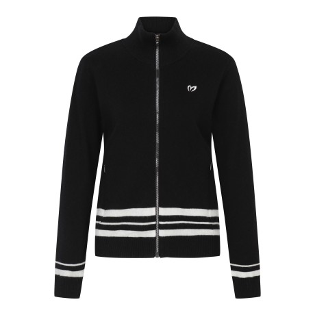 여성 컬러 블록 방풍 집업 가디건