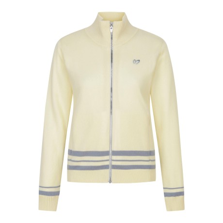 여성 컬러 블록 방풍 집업 가디건