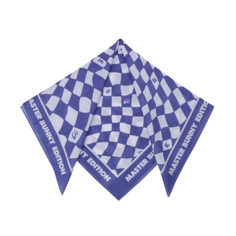 여성 옵아트 로고 스퀘어 스카프