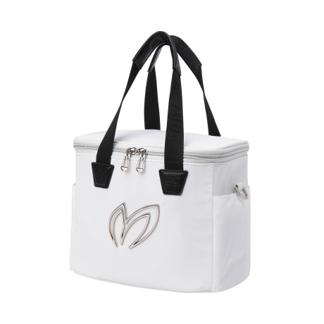 여성 메탈 빅 심볼 배색 보냉백