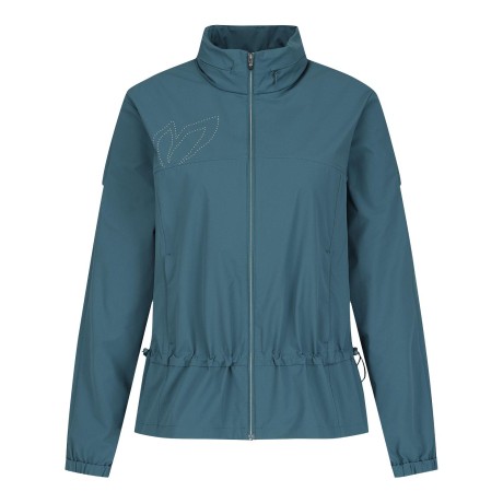 여성 프릴 포인트 케이프 후드 점퍼