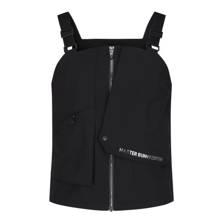 여성 로고 플랩 밴딩 버클 베스트