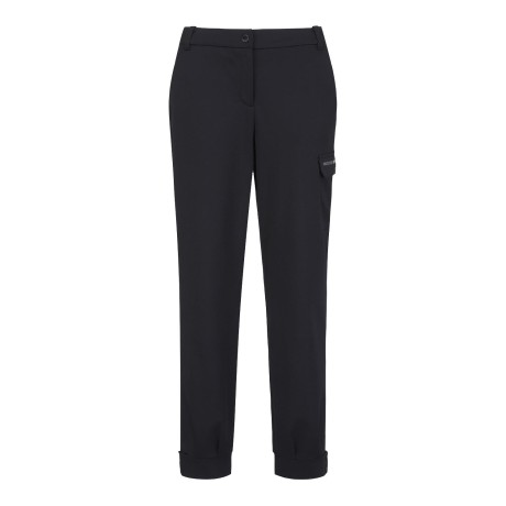 여성 멀티 포켓 사이드 밴딩 팬츠