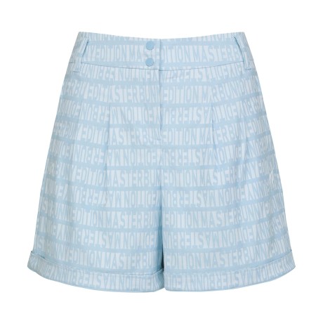 여성 로고 패턴 롤업 쇼츠