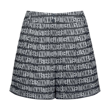 여성 로고 패턴 롤업 쇼츠