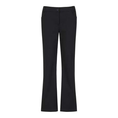 여성 베이직 사이드 밴딩 부츠컷 팬츠