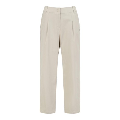 여성 심볼 자수 테이퍼드 핏 팬츠