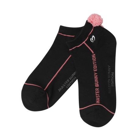 여성 컬러 라인 폼폼이 앵클 삭스