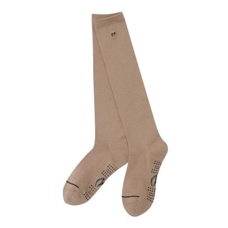 여성 심볼 자수 논슬립 니삭스