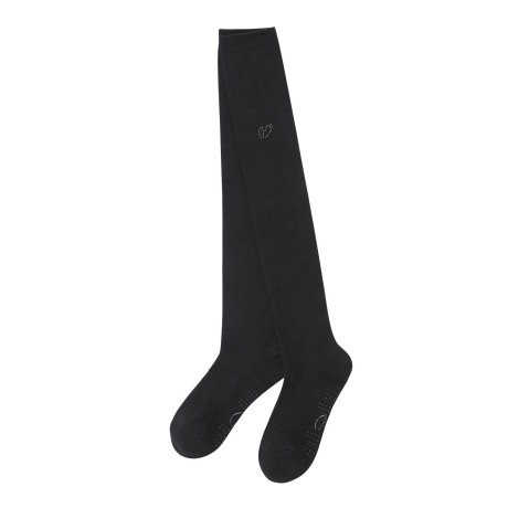 여성 핫픽스 심볼 논슬립 니하이 삭스