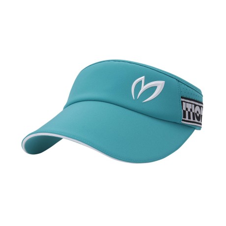 여성 메쉬 리본 사이드 타공 로고 썬바이저