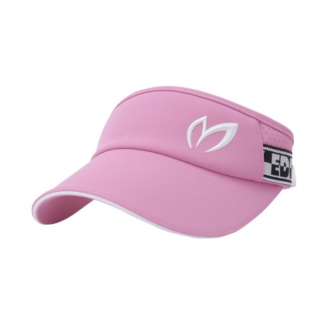 여성 메쉬 리본 사이드 타공 로고 썬바이저