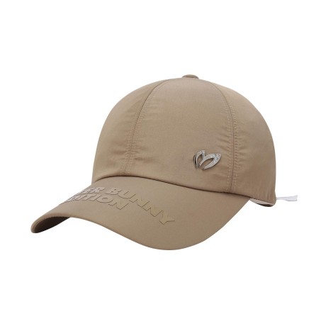 여성 리본 메탈 심볼 로고 볼캡