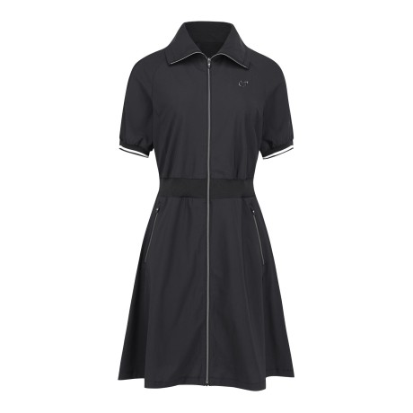 여성 백 플랩 집업 원피스 & 탈착 파우치