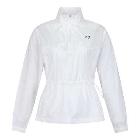 여성 타공 믹스 스트링 아노락