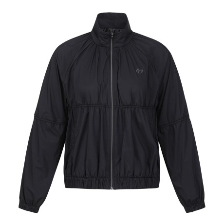 여성 밴딩 셔링 포인트 집업 점퍼