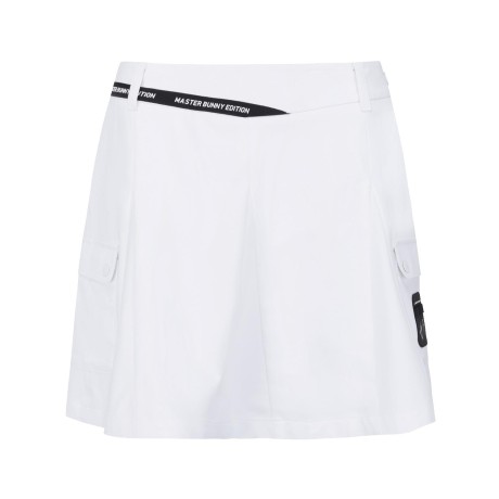 여성 카고 포켓 큐롯 플레어 스커트