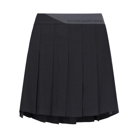 여성 배색 웨이스트 큐롯 스커트 & 탈착 파우치