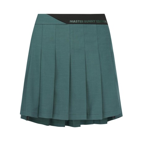 여성 배색 웨이스트 큐롯 스커트 & 탈착 파우치